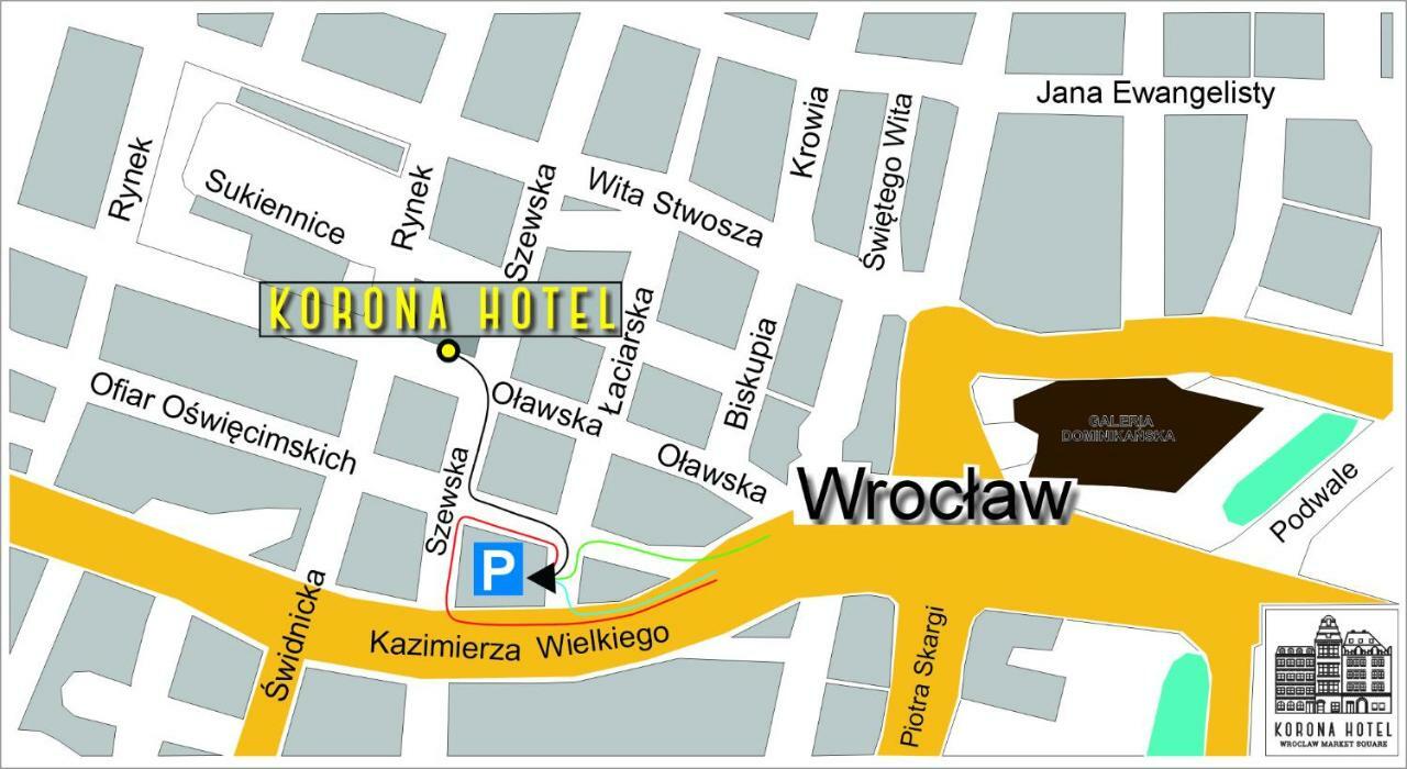 Korona Hotel Wroclaw Market Square المظهر الخارجي الصورة